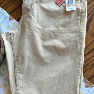 NWT Vineyard Vines Performance 5-Pocket Pants 33x32 Khaki Tan